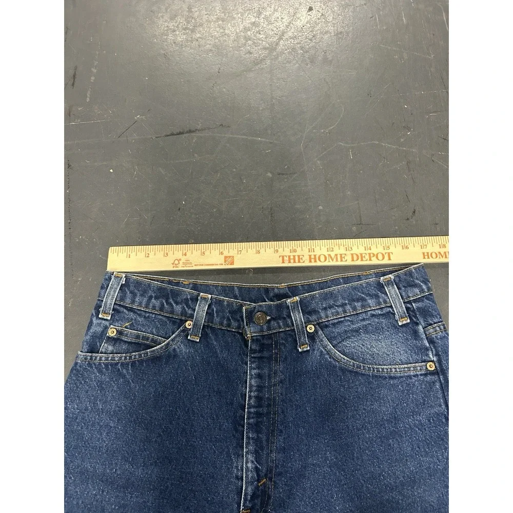 Vintage Levis 517 Bootcut Jeans Blue Mens 36x29 Orange Tab Straight Work USA 90s